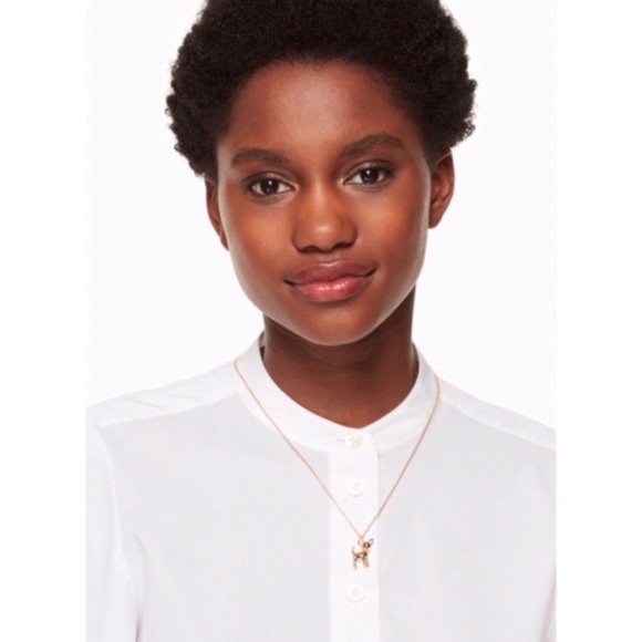 Kate Spade • Haute Stuff Chihuahua Necklace - Picture 2 of 5